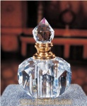 crystal perfume bottle