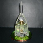 crystal perfume bottle