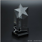 Crystal star trophy