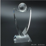 Crystal Golf Trophy